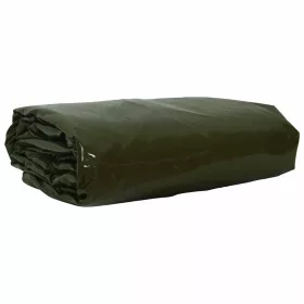 Ponyva 650g / m² Olajzöld 5 x 7 m Vászon PVC bevonattal