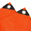 Ponyva 650g / m² Narancssárga 3 x 5 m Vászon PVC bevonattal