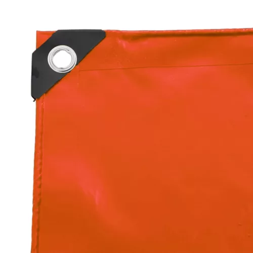 Ponyva 650g / m² Narancssárga 4 x 6 m Vászon PVC bevonattal