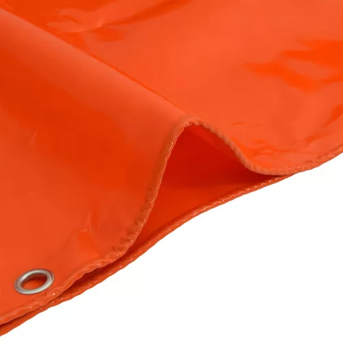Ponyva 650g / m² Narancssárga 1,5 x 20 m Vászon PVC bevonattal