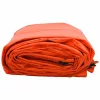Ponyva 650g / m² Narancssárga 6 x 8 m Vászon PVC bevonattal