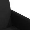 Étkező Székek kerekekkel 2 pcs Fekete 57 x 66 x 94 cm szövet