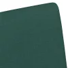 Étkező Székek kerekekkel 2 pcs Sötétzöld 57 x 66 x 94 cm szövet