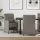 Étkező Székek kerekekkel 2 pcs Szürke 57 x 67 x 95 cm Műbőr