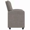 Étkező Székek kerekekkel 2 pcs Szürke 57 x 67 x 95 cm Műbőr