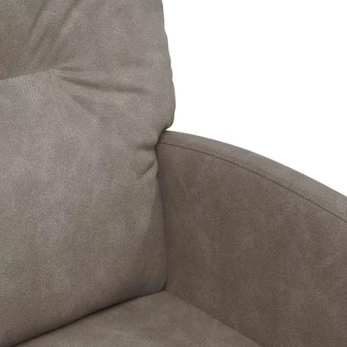 Étkező Székek kerekekkel 2 pcs Szürke 57 x 67 x 95 cm Műbőr