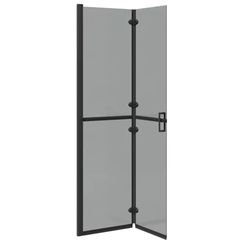 Nyitott zuhanyfal Fekete és sötét átlátszó 100 x 190 cm