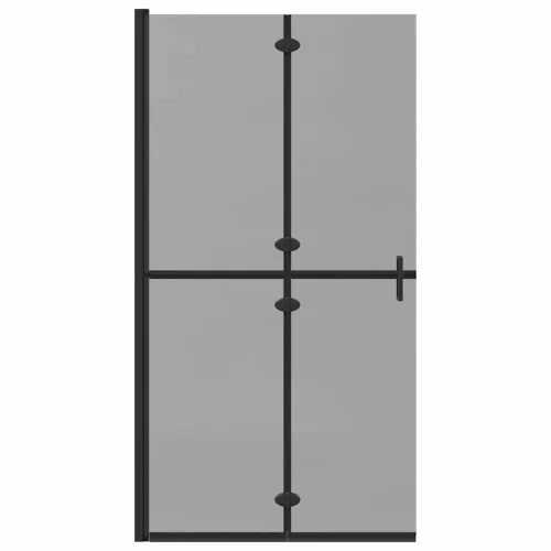 Nyitott zuhanyfal Fekete és sötét átlátszó 100 x 190 cm