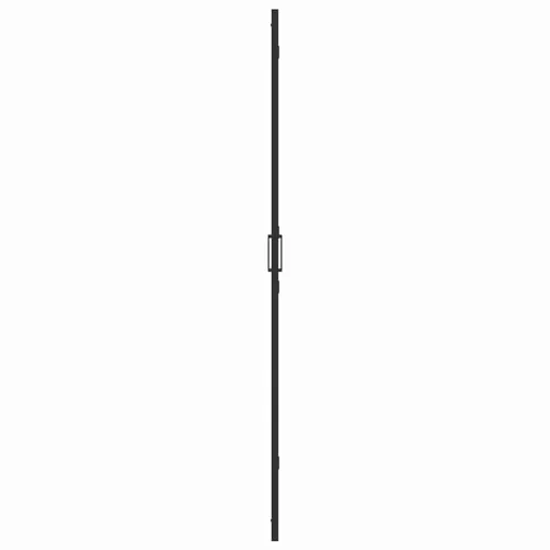 Nyitott zuhanyfal Fekete és sötét átlátszó 100 x 190 cm