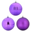 Karácsonyi Díszgömb Készlet 4 pcs Lila