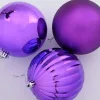 Karácsonyi Díszgömb Készlet 4 pcs Lila