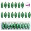 Karácsonyi tobozlabda 40 pcs Zöld