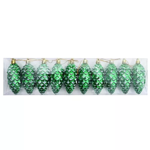 Karácsonyi tobozlabda 40 pcs Zöld