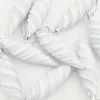 Karácsonyi Spirális Alakú Gömb 40 pcs Fehér