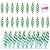 Karácsonyi Spirális Alakú Gömb 40 pcs Zöld