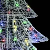 Karácsonyfa 100 LED-del Sokszínű 120 cm Akril