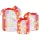 Ajándéktáska Díszítés 3 pcs színes 20 x 20 x 21 cm Akril