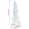 Karácsonyfa 100 LED-del Sokszínű 120 cm Akril