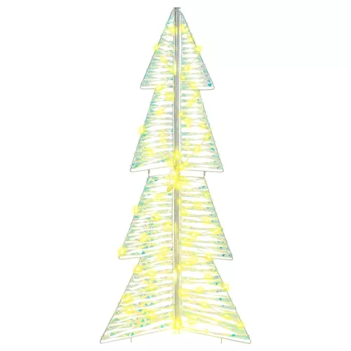 Karácsonyfa 100 LED-del Meleg fehér 120 cm PET