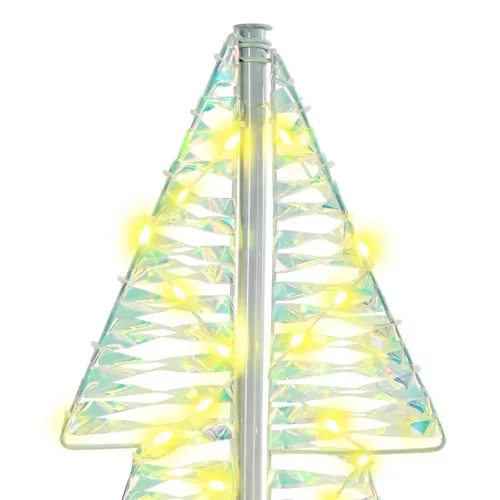 Karácsonyfa 100 LED-del Meleg fehér 120 cm PET