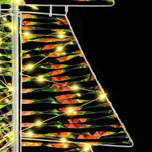 Karácsonyfa 100 LED-del Meleg fehér 120 cm PET