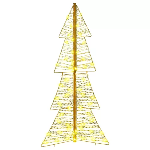 Karácsonyfa 100 LED-del Meleg fehér 120 cm PET