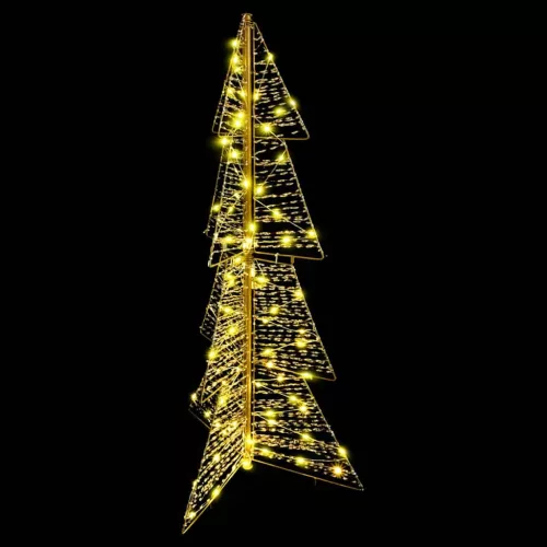 Karácsonyfa 100 LED-del Meleg fehér 120 cm PET