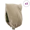 Fagy Elleni Növény Gyapjú Fedők 3 pcs Bézs 3,5 x 2,5 m