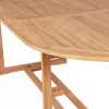 Tömör tíkfa kerti asztal 180 x 90 x 75 cm