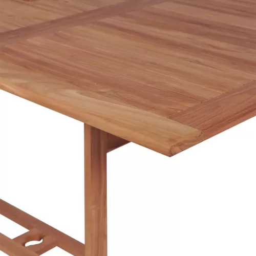 Tömör tíkfa kerti asztal 180 x 90 x 75 cm