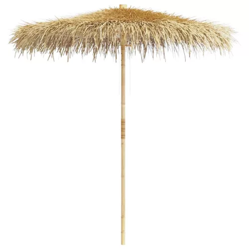 Bambuszernyő banánlevél tetővel 210 cm