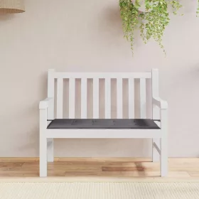 Antracitszürke oxford szövet kerti padpárna 120x50x4 cm