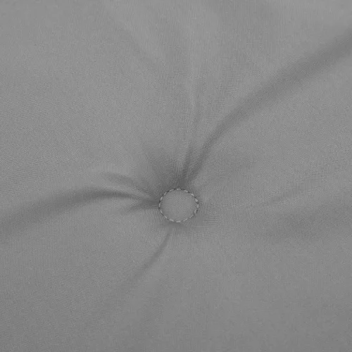 Szürke oxford szövet kerti padpárna 100x50x4 cm
