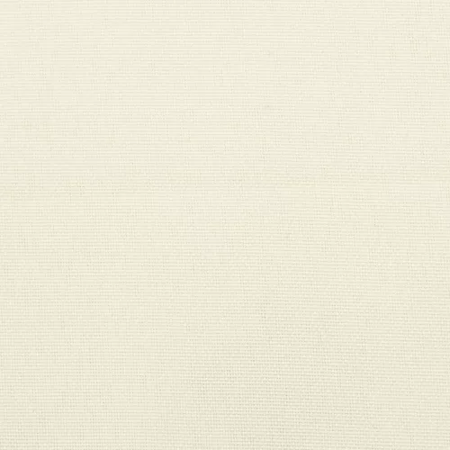 Krémszínű oxford szövet kerti padpárna 120 x 50 x 3 cm