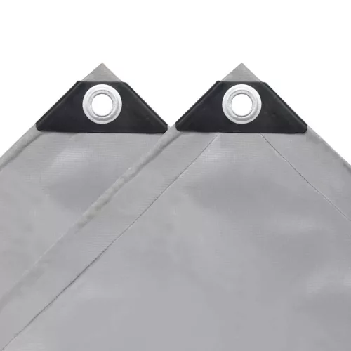 Szürke takaróponyva 650 g/m² 3 x 3 m