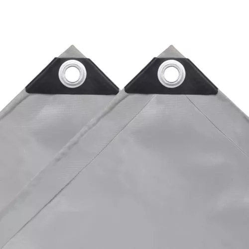Szürke takaróponyva 650 g/m² 3 x 5 m