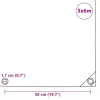 Szürke takaróponyva 650 g/m² 3 x 6 m