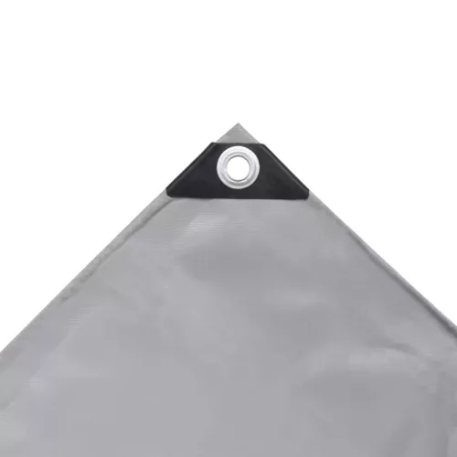 Szürke takaróponyva 650 g/m² 4 x 4 m
