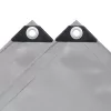 Szürke takaróponyva 650 g/m² 4 x 4 m