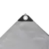 Szürke takaróponyva 650 g/m² 4 x 5 m