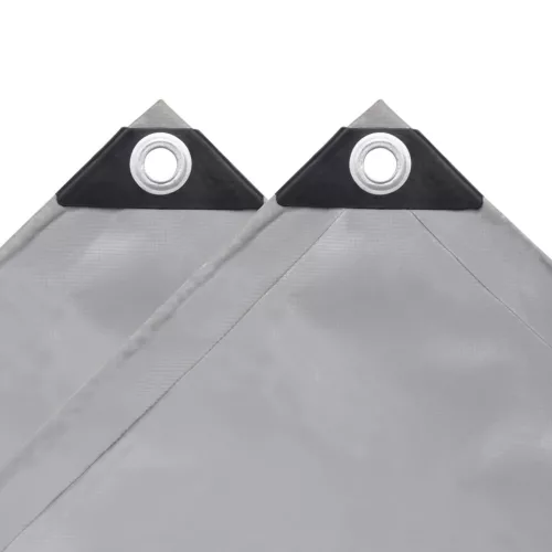 Szürke takaróponyva 650 g/m² 4 x 8 m