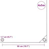 Kék takaróponyva 650 g/m² 4 x 5 m