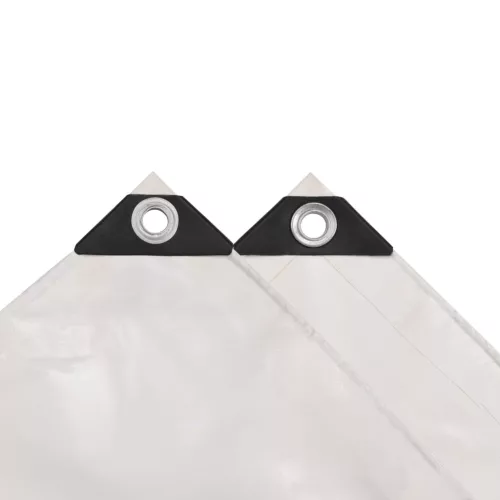 Fehér takaróponyva 650 g/m² 3 x 5 m