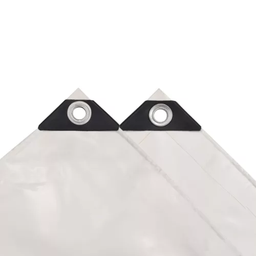 Fehér takaróponyva 650 g/m² 4 x 5 m
