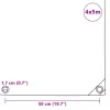 Fehér takaróponyva 650 g/m² 4 x 5 m