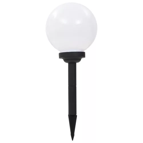 3 db napelemes kültéri LED gömblámpa, 20 cm RGB