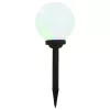 3 db napelemes kültéri LED gömblámpa, 20 cm RGB