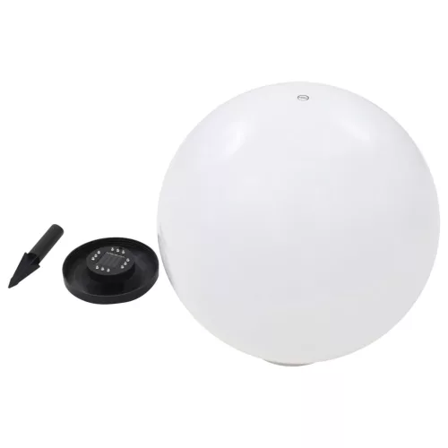 Napelemes kültéri LED gömblámpa, 50 cm RGB