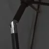 Antracitszürke kültéri napernyő fémrúddal, 300 cm átmérőjű