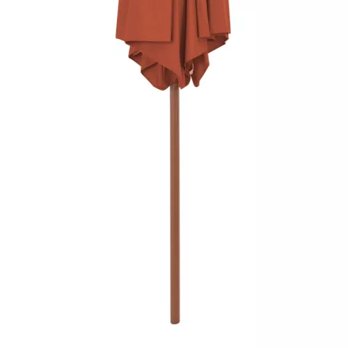 Terrakotta kültéri napernyő farúddal 270 cm